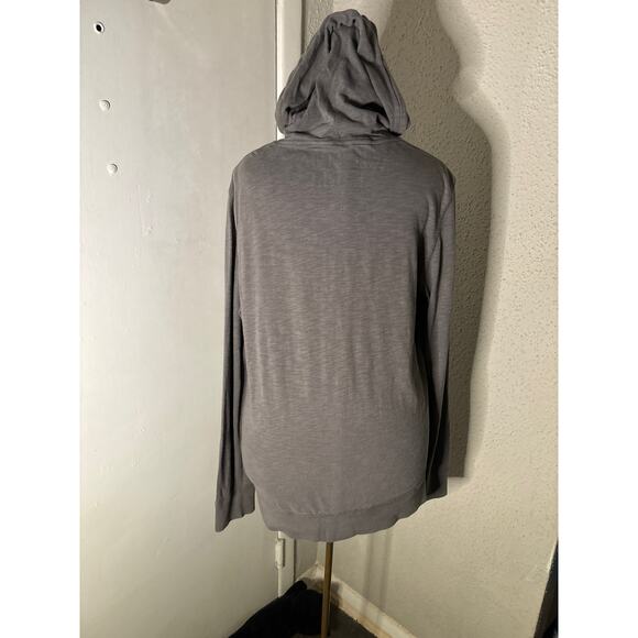 American Eagle Outfitters Gray Men's Hoodie M Casual Streetwear Minimalist - Picture 2 of 12